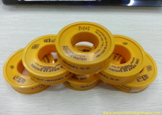Alkali - Bestand PTFE-Band 12mm van de Pijpverbinding breedte, PTFEdraadband